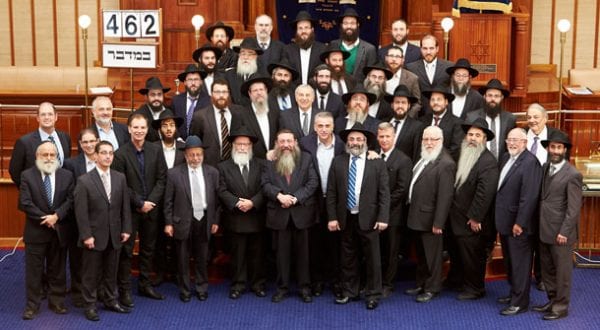 Rabbis and their guests All pix Paul Topol