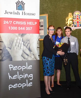 Gabrielle Upton with Teresa and Shane