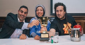 Mo Elleissy, Dr Nasya Bahfen and Bram Presser – the winning team
