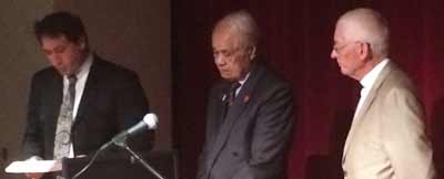 Rabbi Guttman, Haare Williams, Rev Artur Comery