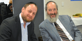 Rabbi Moshe Kahn and Shlomo Werdiger
