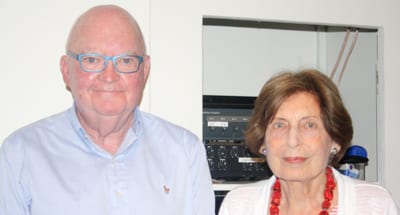 Dr Richard Halpin and Rina Huber