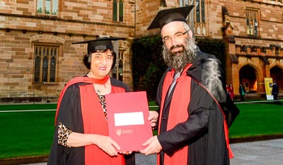Professor Suzanne Rutland and Rabbi Dr Dovid Slavin PhD