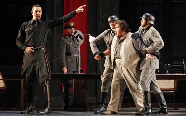 A scene from Opera Australia's 2014 Tosca Photo: Jeff Busby