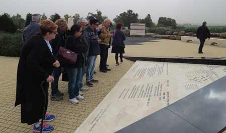 At the Black Arrow memorial Photo: Yoav Devir