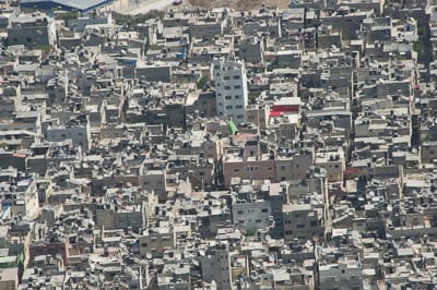 Closeup of the camp Photo: Henry Benjamin