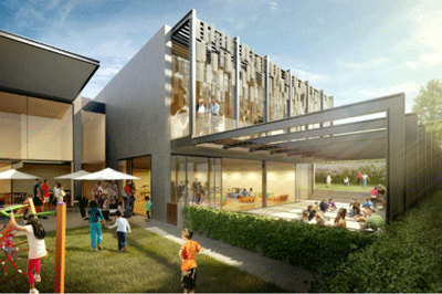 An artist's impression of the new centre