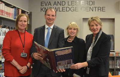 t L-R: Member for Caulfield David Southwick MP, Executive Director of the Zionist Council of Victoria Jane Rapke, and Shadow Minister for Multicultural Affairs Inga Peulich MLC.