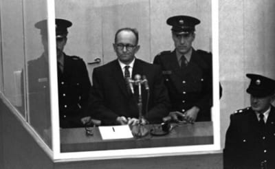 Adolf Eichmann during his trial [Archive]