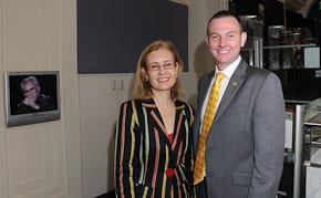 Gabrielle Upton and Bruce Notley-Smith