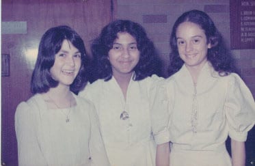 Jacqui, Roseanne and Judith then