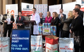 Dr Sam Novak addresses the opening