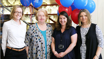 Melissa Aguey (Head Professional OT - NSW Health) Dr Ann Hodge (Service Director NSW Health), Claire Gil-Munoz (JewishCare), Renata Ieremias (JewishCare