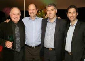 l-r Bert, Anton, Lance & Justin Rosenberg          p. Nadine Saacks