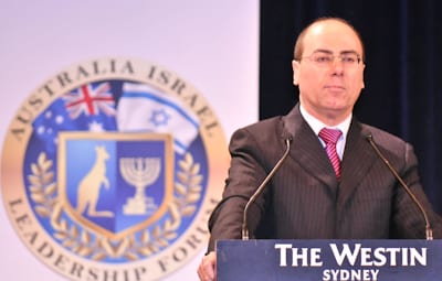 shalom Vice Prime Minister of Israel Silva Shalom pic: Henry Benjamin