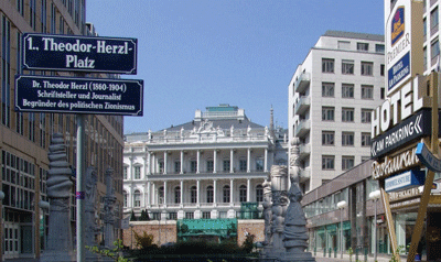 Theodor Herzl Platz Photo: Google