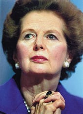 Dame Margaret Thatcher